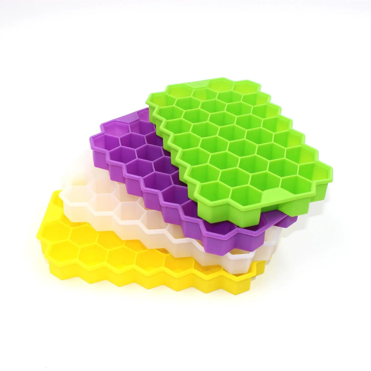 Silicone Ice Cube Tray, Ice Cube Maker Mold With Lids