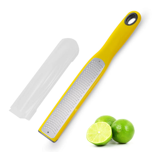 Citrus Lemon Zester With Catch Container for Lemon, Ginger, Fruits